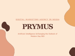 Artificial Intelligence Is Changing the Outlook of Modern Day SEO