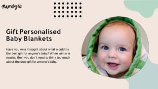 Best Gift Personalised Baby Blankets For Babies