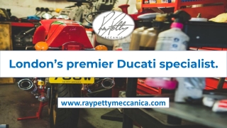 London’s Premier Ducati Specialist