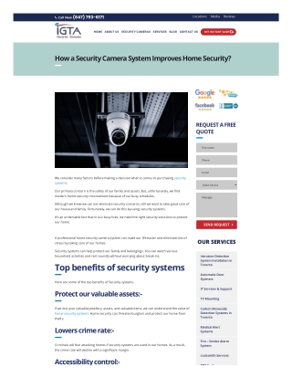 security camera services