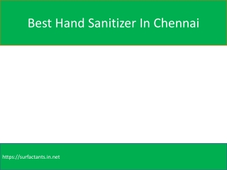 Best Sanitizer In Chennai
