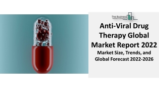 Anti-Viral Drug Therapy Market 2022 : Trends, Growth, Segmentation And Outlook