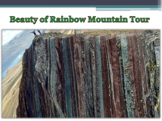 Beauty of Rainbow Mountain Tour