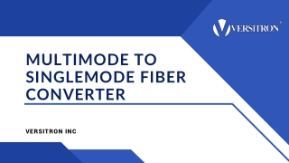 Multimode to Singlemode Fiber Converter