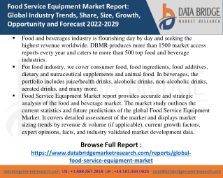 Food Service Equipment Market