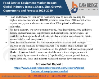 Food Service Equipment Market