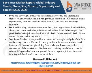Soy Sauce Market