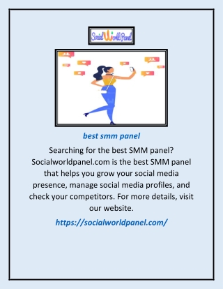 Best Smm Panel | Socialworldpanel.com