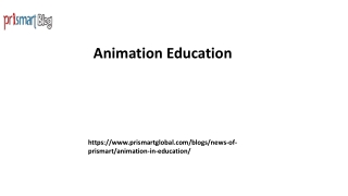 Animation Education Prismartglobal.com...