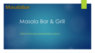 Best Indo Chinese Food Melbourne | masalabarandgrill.com.au