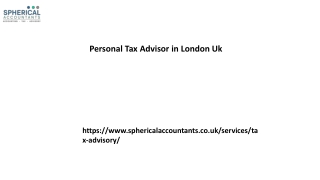 Personal Tax Advisor in London Uk Sphericalaccountants.co.uk...
