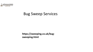 Bug Sweep Services Sweeping.co.uk....