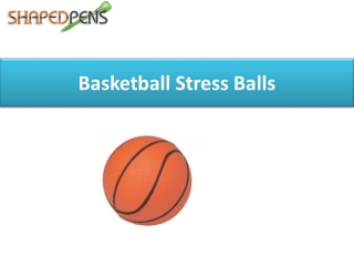 Basketball Stress Balls