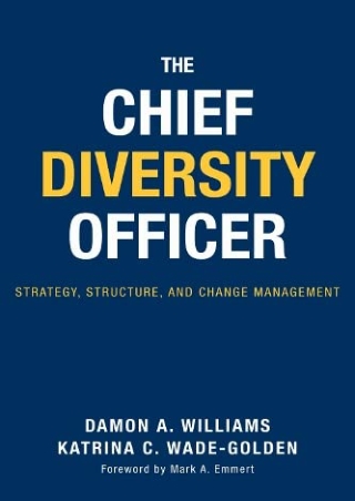 ePUB  The Chief Diversity Officer Strategy Structure and Change Management