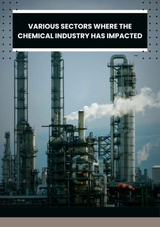 Ram Charan Co Pvt Ltd - Impact of Chemical Industry in Sectors