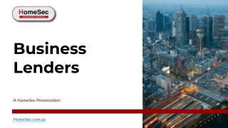 Business Lenders