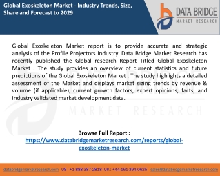 Exoskeleton Market report