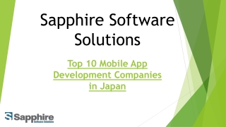 Top 10 Mobile App Development Companies in Japan..