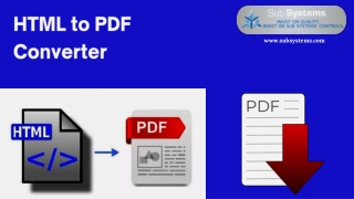 HTML to PDF Converter