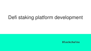 Defi staking platform development10