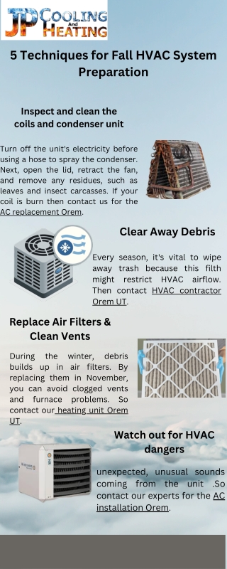 5 Techniques for Fall HVAC System Preparation