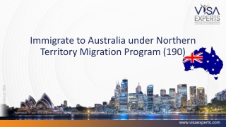 Immigrate to Australia under Northern Territory Migration Program (190)