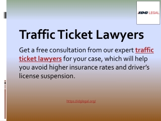 Traffic Ticket Lawyers