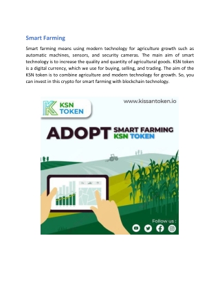 Smart Farming