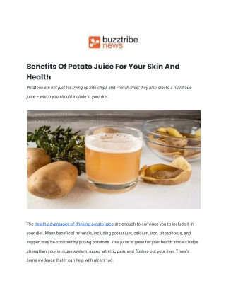 Benefits Of Potato Juice For Your Skin And Health.docx
