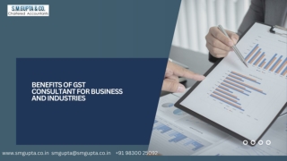 Benefits of GST Consultant For Business and Industries