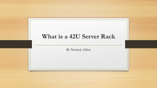 What is a 42U Server Rack in Africa