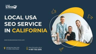 LOCAL USA SEO SERVICE IN CALIFORNIA