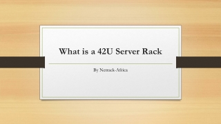 What is a 42U Server Rack in Africa