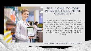 PCD Pharma - PCD Pharma Company - Pharma Franchise - Unibiotech