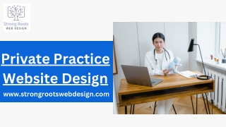 Private Practice Website Design - Strong Roots Web Design