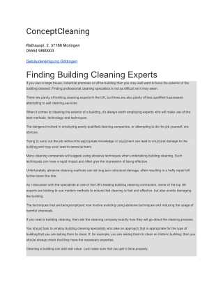 ConceptCleaning