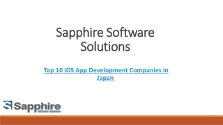 Top 10 iOS App Development Companies in Japan