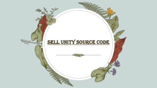Sell Unity Source Code.