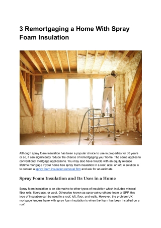 Get Expert Advice from Spray Foam Removal in Scotland