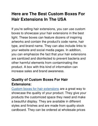 Here are The Best Custom Boxes For Hair Extensions In The USA (1)