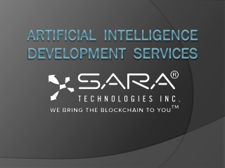 Artificial  Intelligence Development  Services