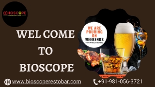 Best restaurants and bar in noida Bioscope