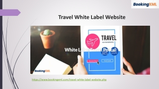 Travel White Label Websites