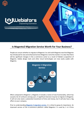 Is Magento2 Migration Service Worth For Your Business - Copy (2)