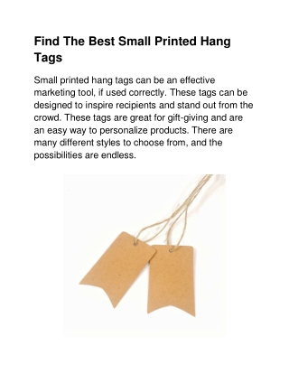 Find The Best Small Printed Hang Tags (1)