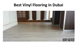 Best Vinyl Flooring in Dubai