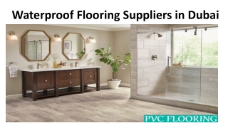 Waterproof Flooring Suppliers in Dubai