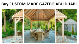 Buy Custom Made Gazebo Abu Dhabi