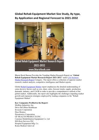 Global Rehab Equipment Market Research Report 2021-2032