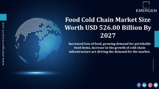 Food Cold Chain Market Size, Opportunities, Trends, Products, Revenue Analysis,